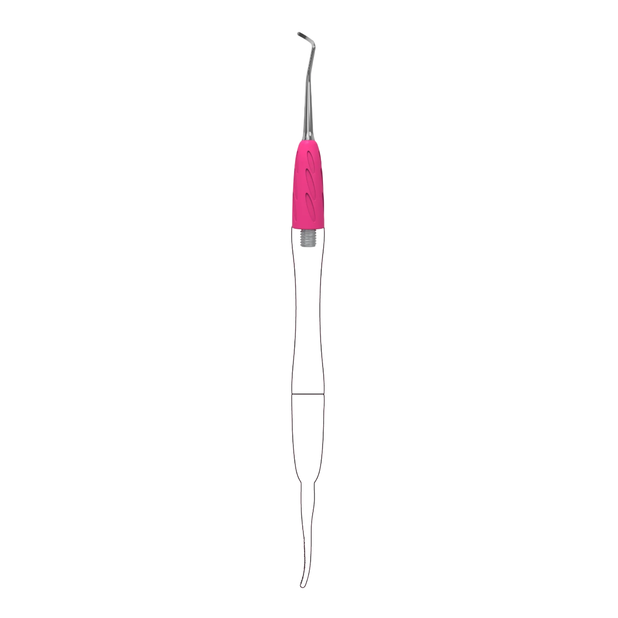Working Part Of The Pusher Combo UNIQ 32 Curette (Bend To The Right) -WPPQ-32