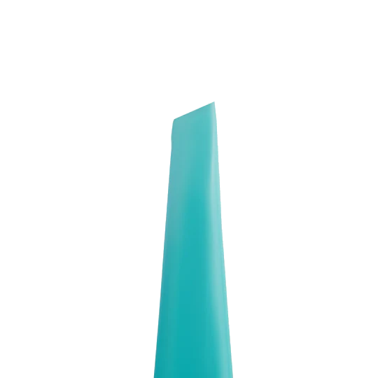 Eyebrow tweezers PRO EXPERT 65 TYPE 4 (slant) blue color -TE-65/4