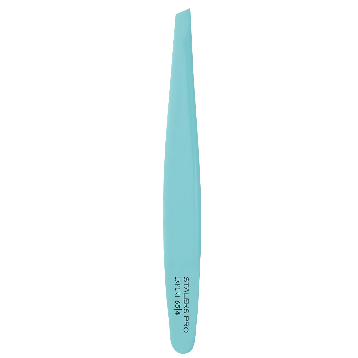 Eyebrow tweezers PRO EXPERT 65 TYPE 4 (slant) blue color -TE-65/4