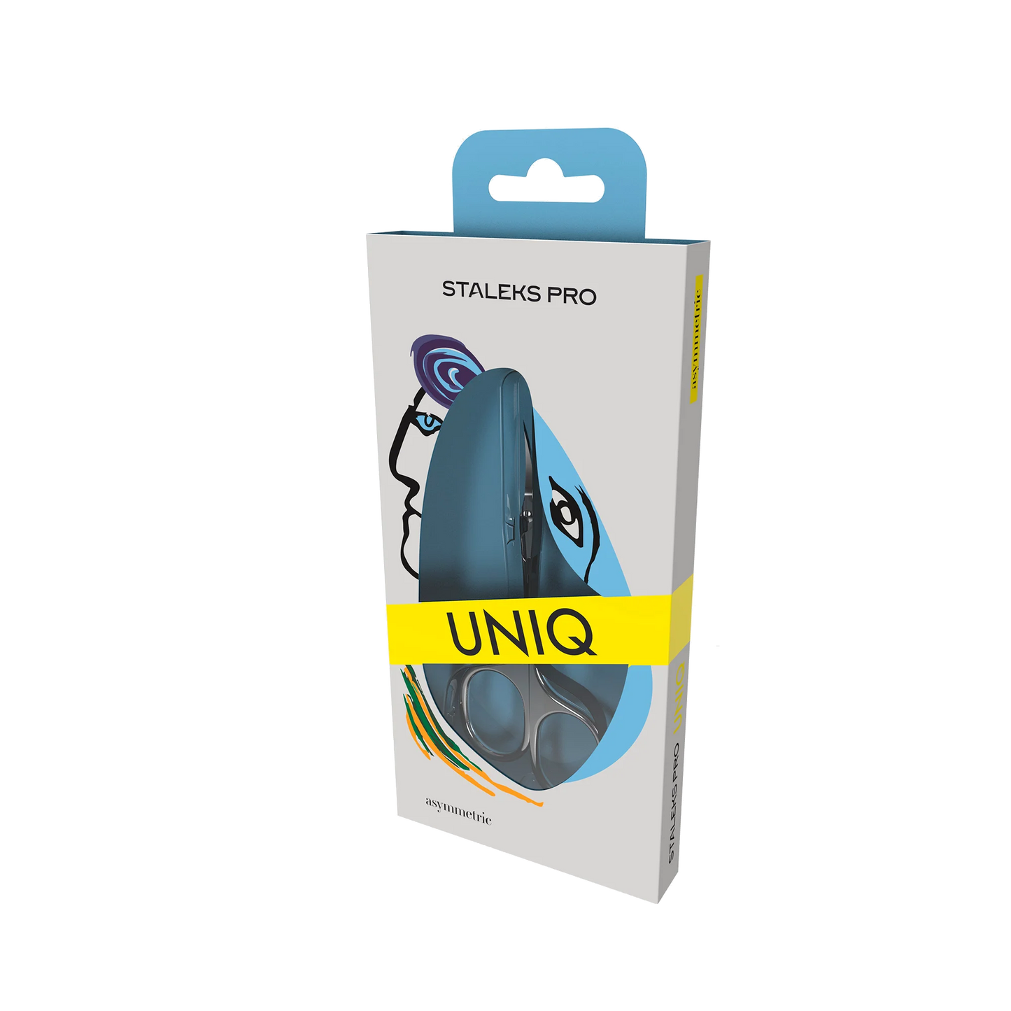 Professional Cuticle Scissors "Asymmetric" UNIQ 30 TYPE 4 -SQ-30/4