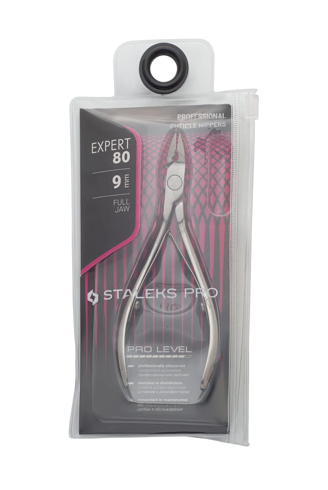 Professional cuticle nippers EXPERT 80 9 mm - NE-80-9