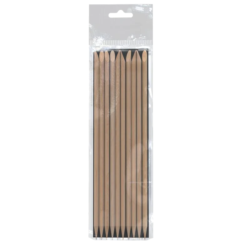 Orange stick STALEKS PRO for manicure, wooden 150 mm (10 pcs) - DOS-10/10