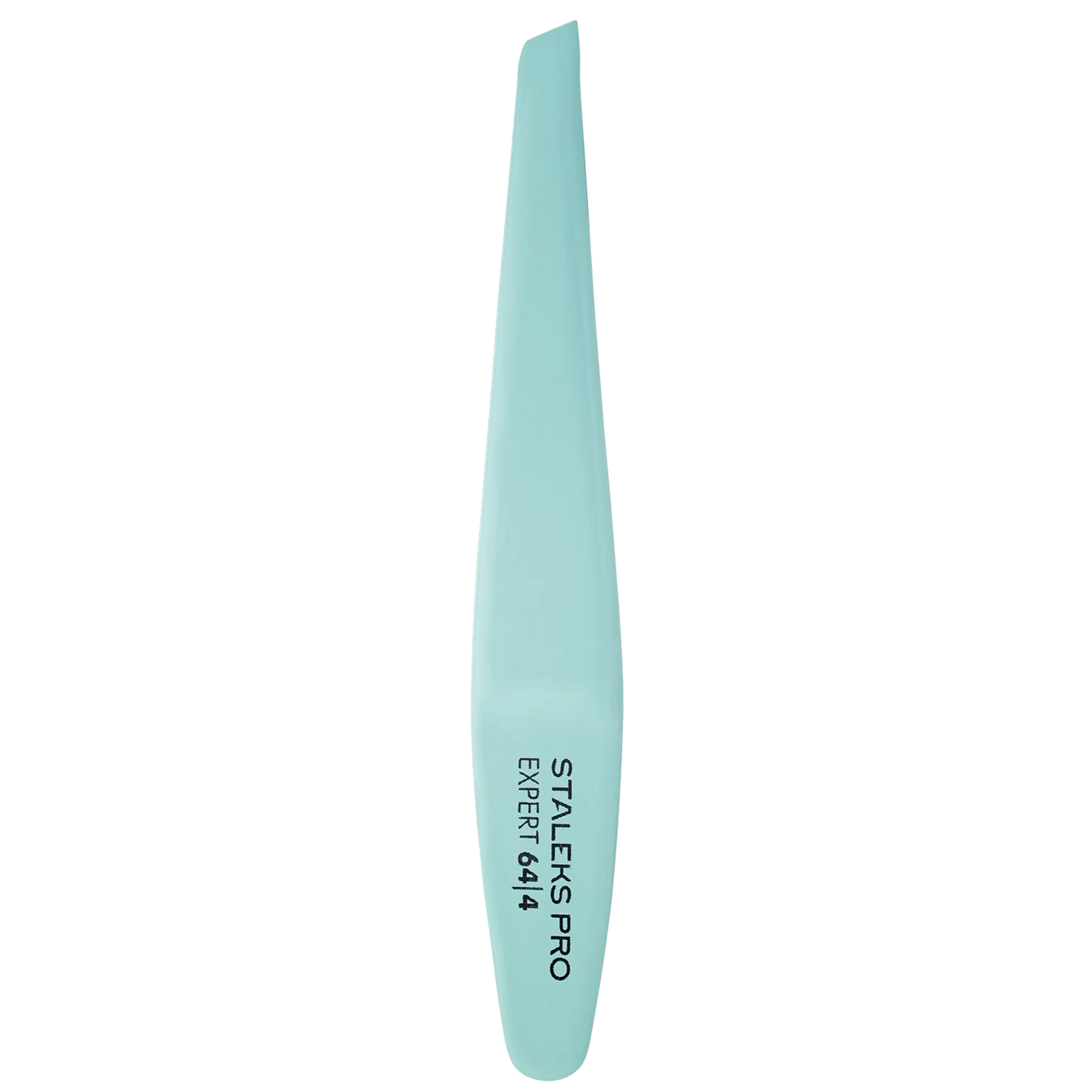 Eyebrow tweezers PRO EXPERT 64 TYPE 4 (slant) blue color -TE-64/4