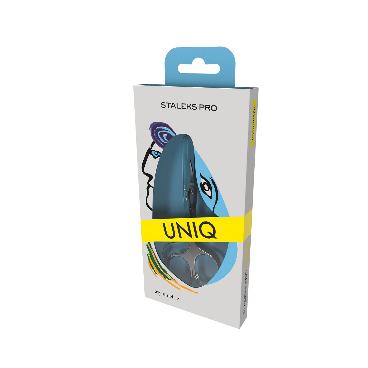 Professional Cuticle Scissors "Asymmetric" UNIQ 20 TYPE 4 -SQ-20/4