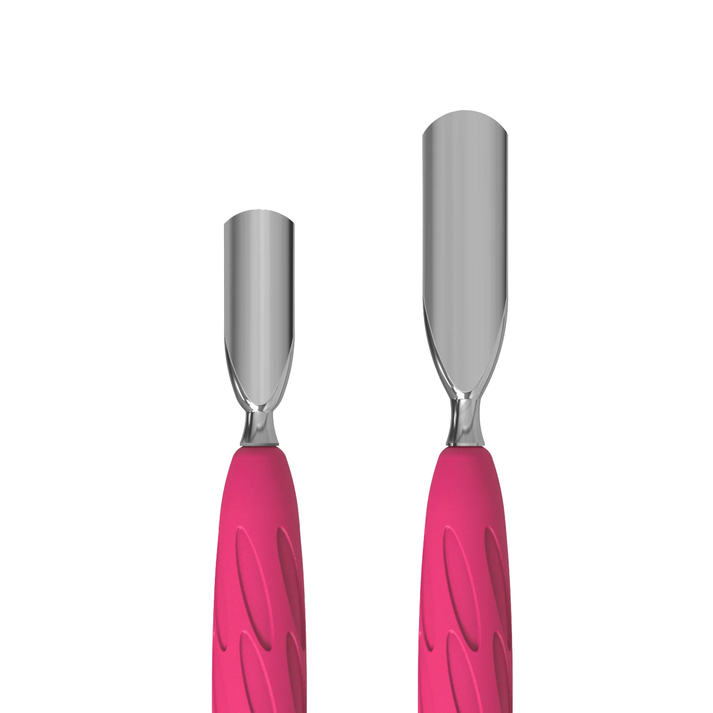 Manicure Pusher With Silicone Handle "Gummy" UNIQ 10 TYPE 1 (Wide Rounded Pusher + Narrow Rounded Pusher) -PQ-10/1