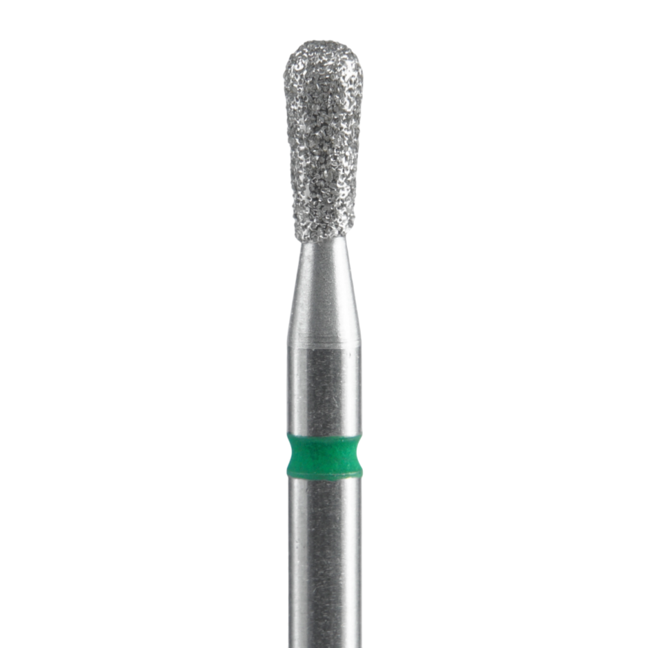 Diamond Nail Drill Bit, "Match", Green, EXPERT Head Diameter 2.3/5 mm -FA120G023/5