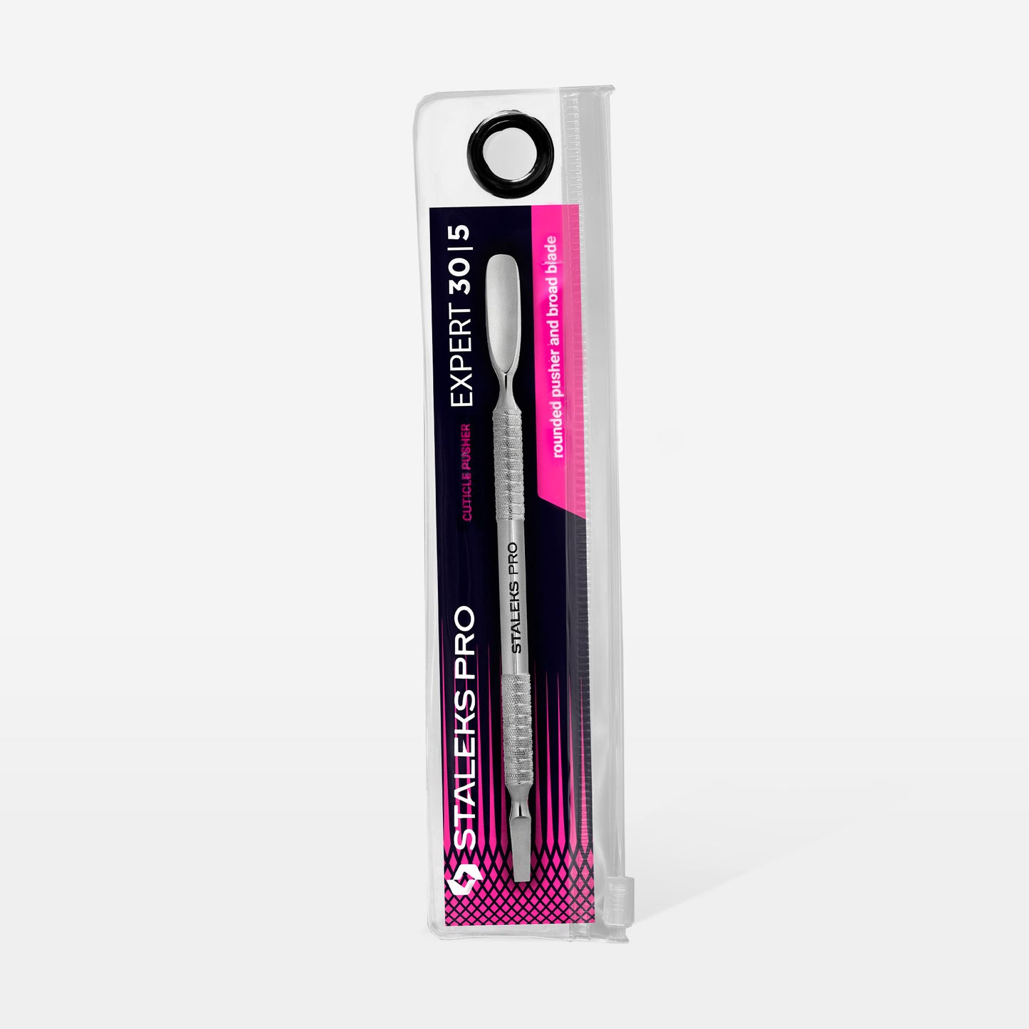 Cuticle pusher EXPERT 30 TYPE 5 (rounded pusher and broad blade)-PE-30/5