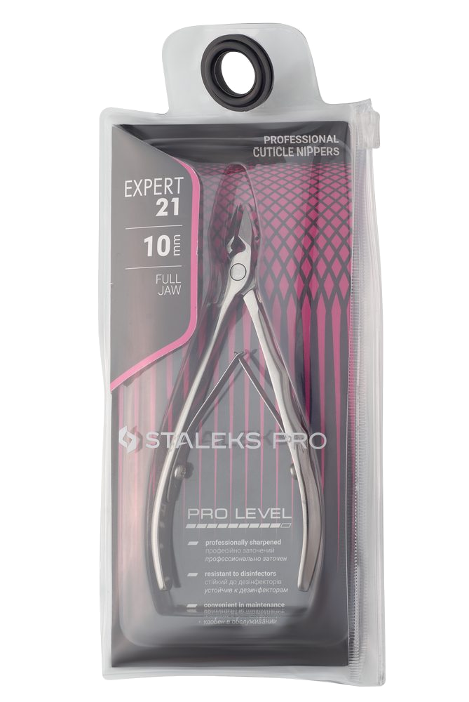 Professional cuticle nippers EXPERT 21 10 mm -NE-21-10