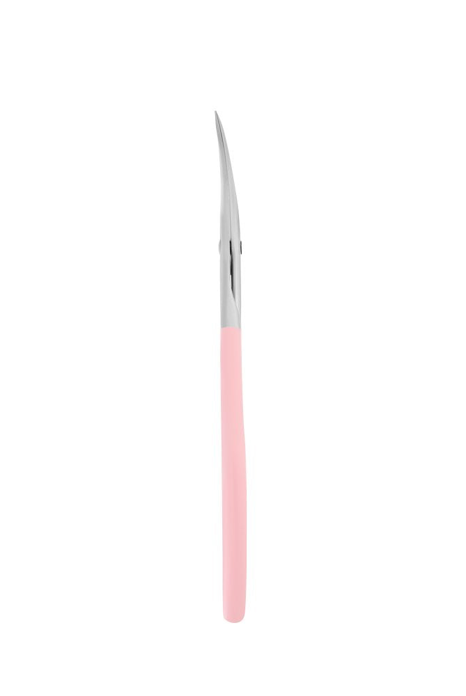 Pink cuticle scissors BEAUTY & CARE 11 TYPE 1 -SBC-11/1