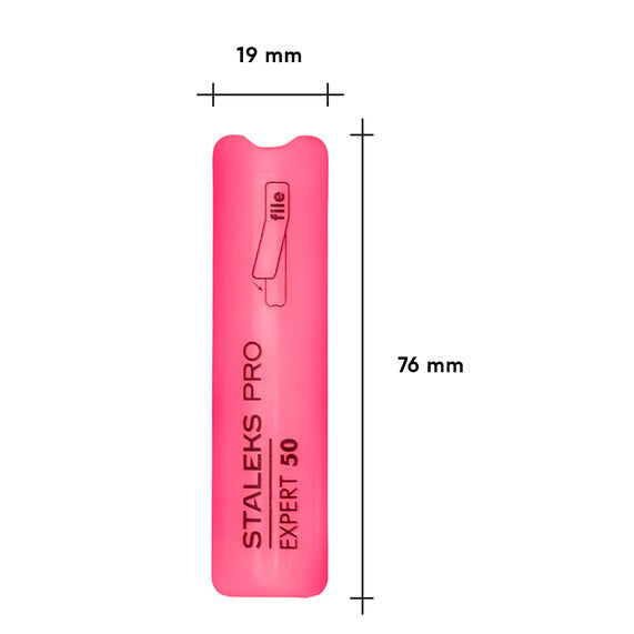 Short Beveled Plastic Base For Nail File EXPERT 50 -SPBE-50