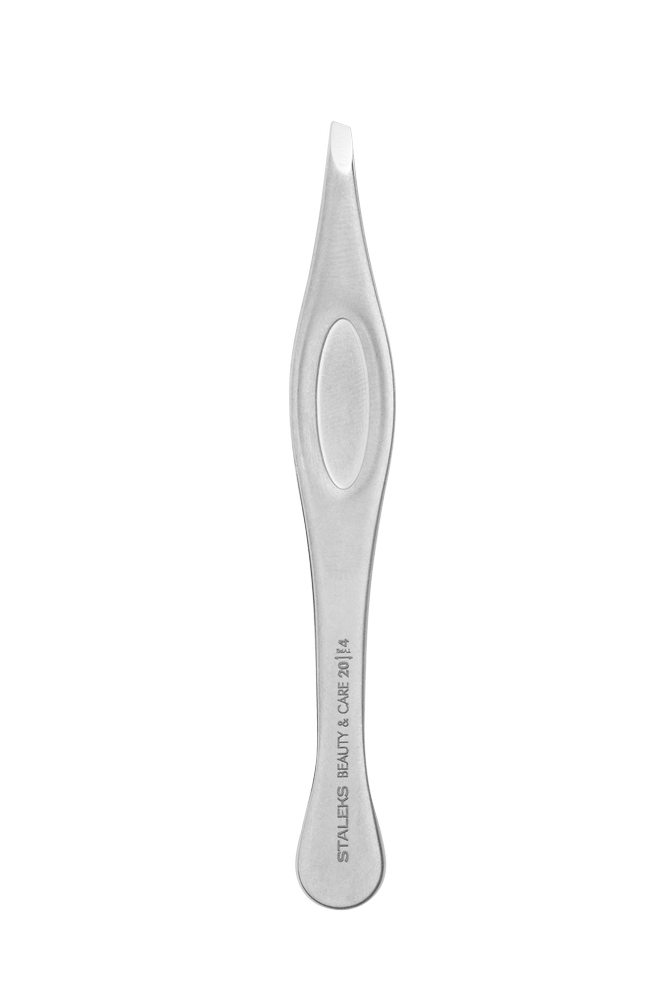 Eyebrow tweezers BEAUTY & CARE 20 TYPE 4 (slant)- TBC-20/4