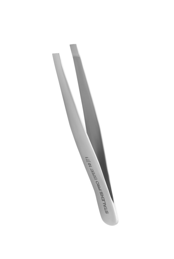 Eyebrow tweezers EXPERT 10 TYPE 1 (wide straight)- TE-10/1