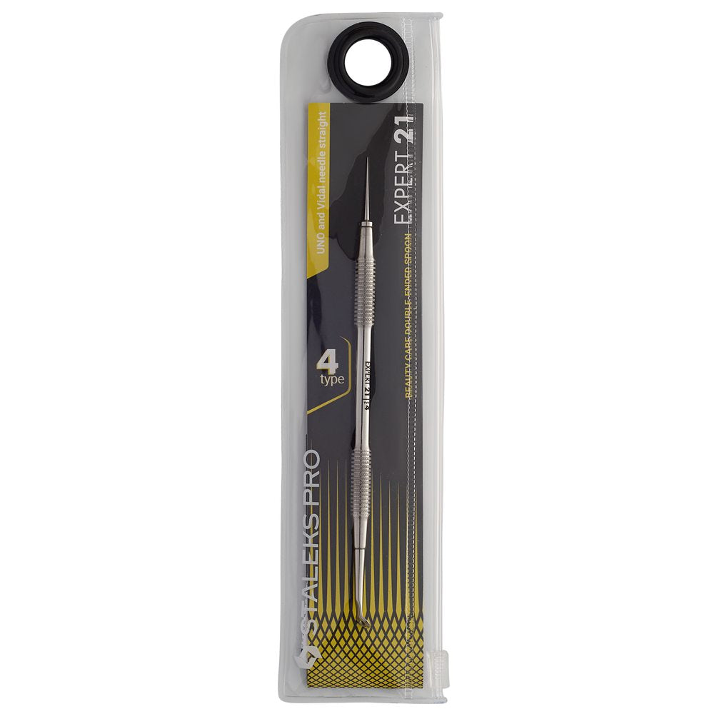 Beauty care double-ended spoon EXPERT 21 TYPE 4 (UNO and Vidal needle straight) -ZE-21/4