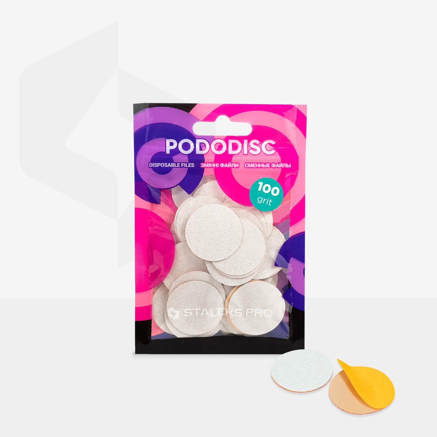 Refill pads for pedicure disc PODODISC STALEKS PRO L (50 pc) -PDF-25
