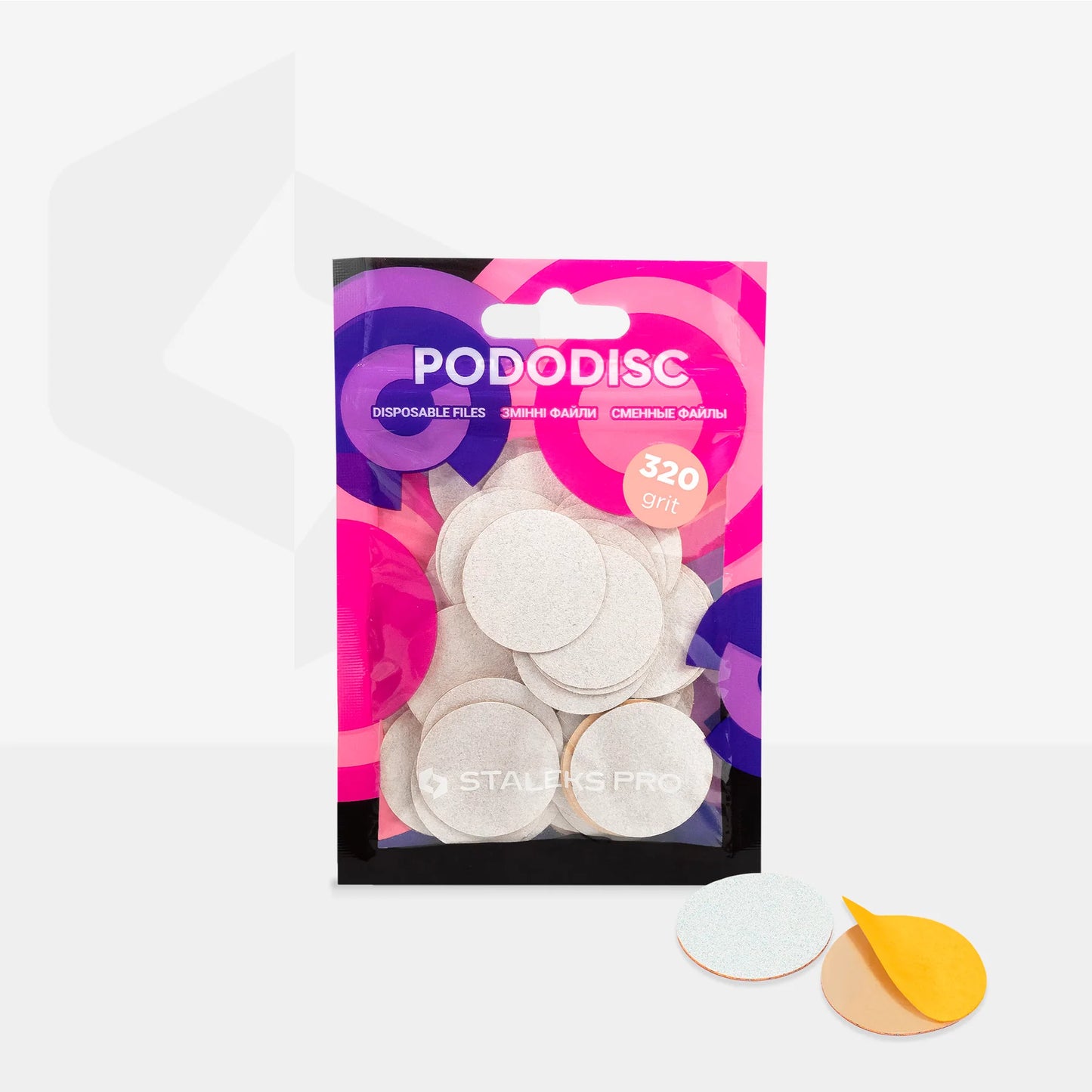 Refill pads for pedicure disc PODODISC STALEKS PRO L (50 pc) -PDF-25
