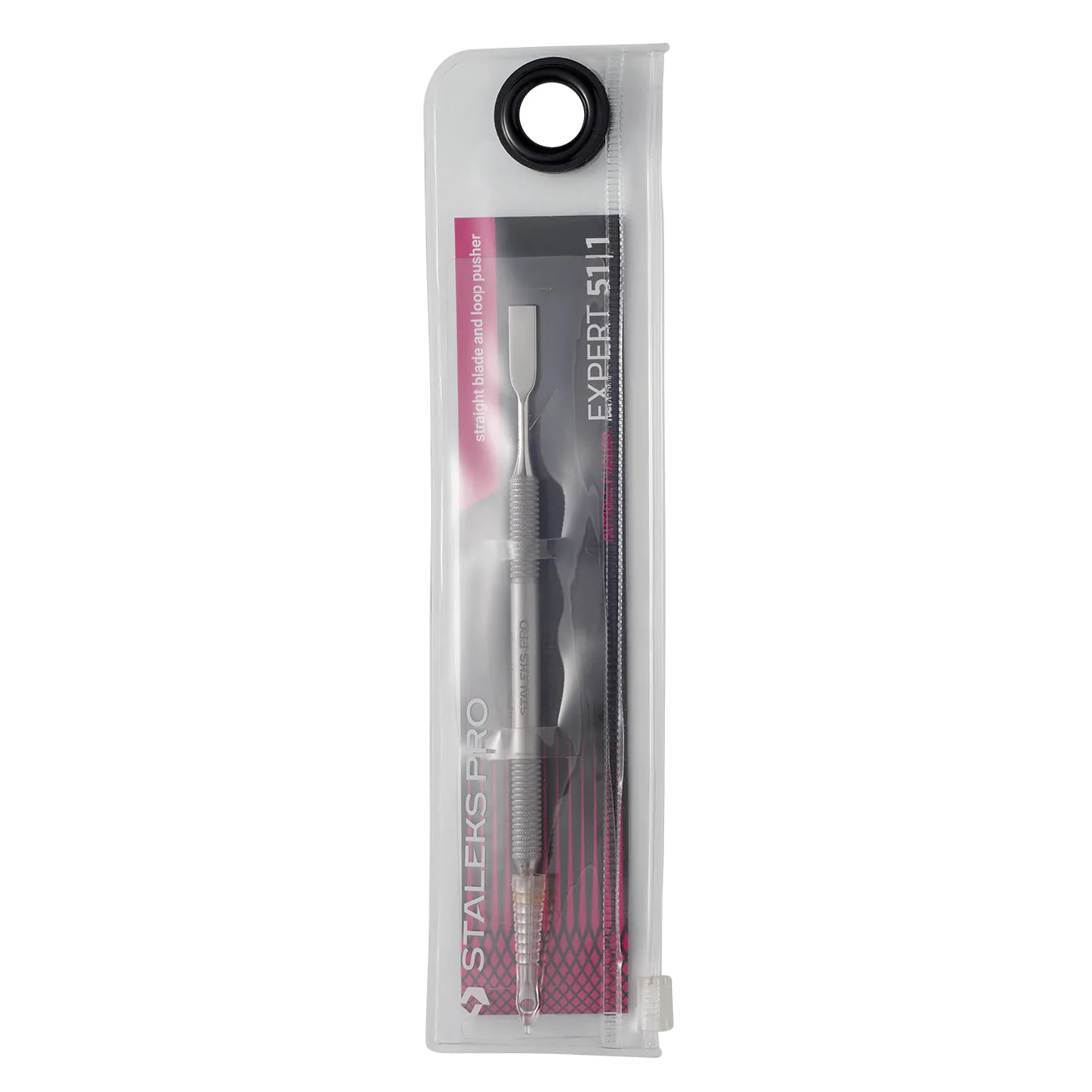 Manicure pusher EXPERT 51 TYPE 1 (straight flat and loop pusher) -PE-51/1