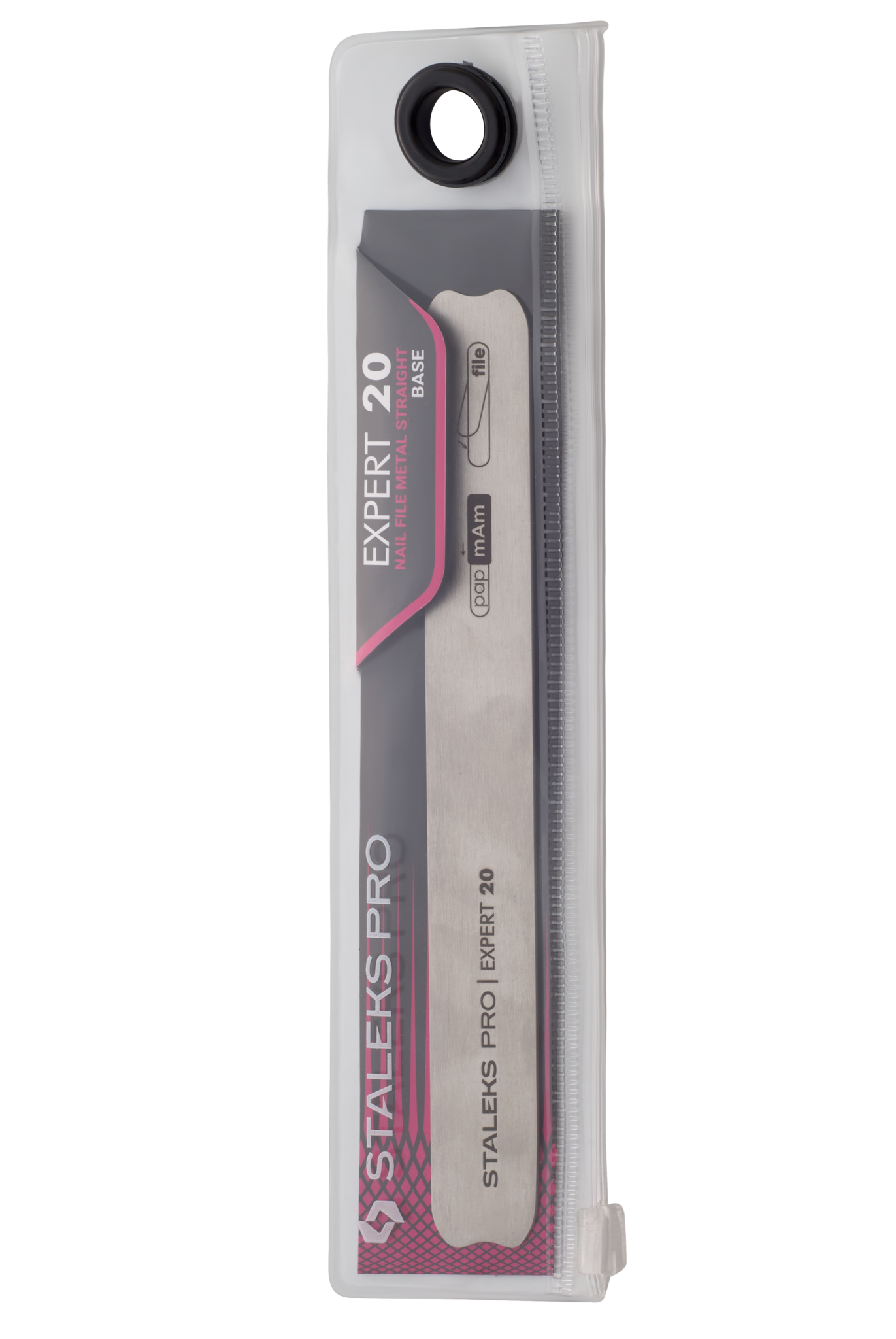 Nail file metal straight (base) EXPERT 20- MBE-20