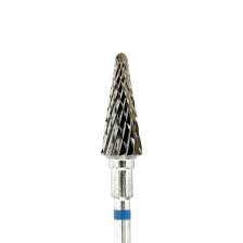 Carbide drill bit, "cone", blue, head diameter 6 mm/ working part 14 mm (#68) -FT71B060/14
