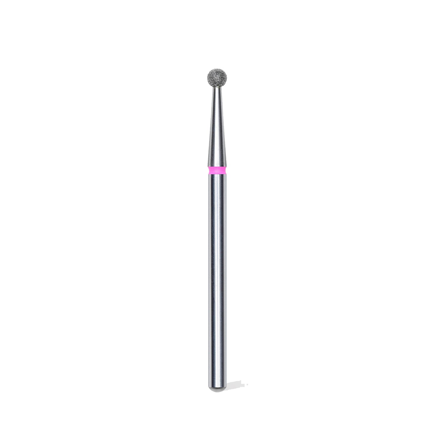 Diamond nail drill bit, "ball", red, head diameter 3,5 mm -FA01R035