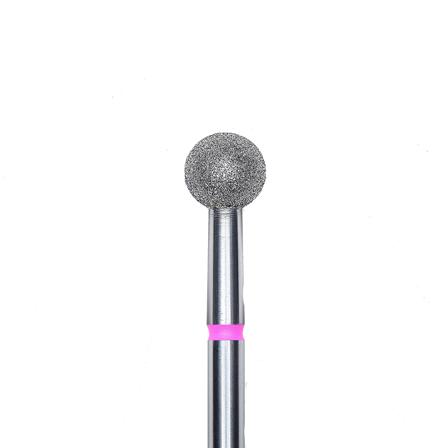 Diamond nail drill bit, "ball", red, head diameter 5 mm -FA01R050