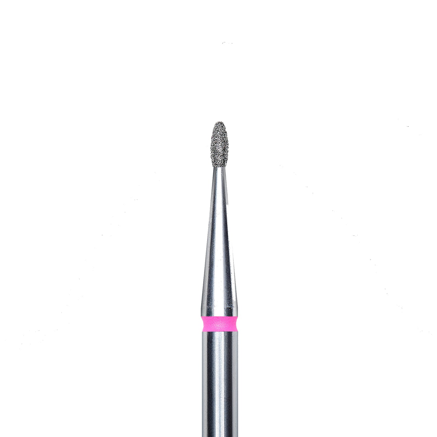 Diamond nail drill bit, pointed "bud" , red, head diameter 1.2 mm/ working part 3 mm -FA50R012/3