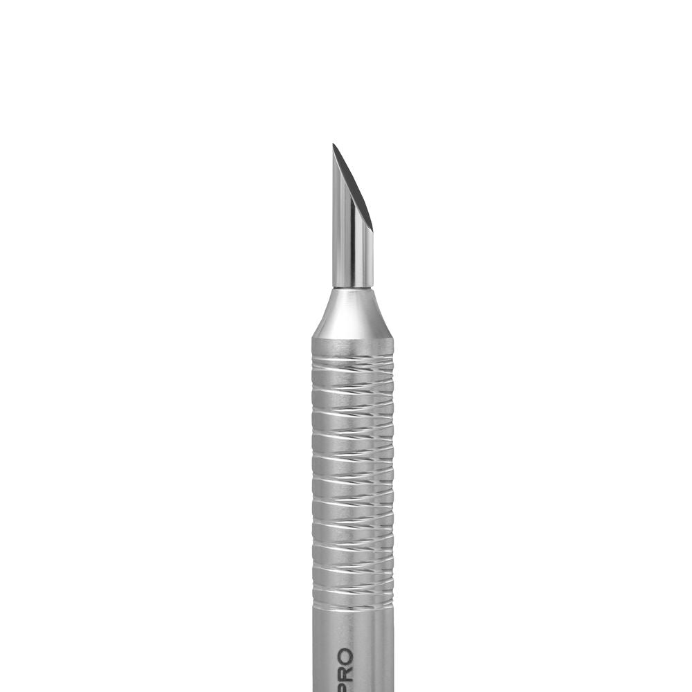 Hollow manicure pusher EXPERT 100 TYPE 1 (slanted pusher and cleaner) -PE-100/1