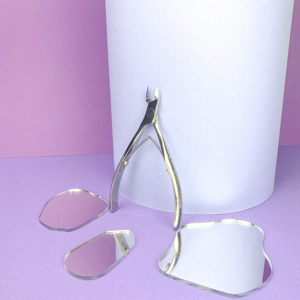 Professional cuticle nippers EXCLUSIVE 20 8 mm (magnolia) -NX-20-8m