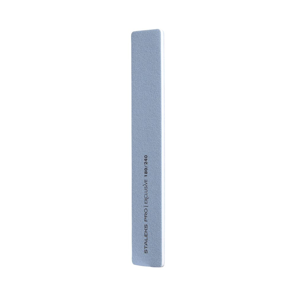 Mineral broad straight nail file EXCLUSIVE 180/240 grit -NFX-32/2