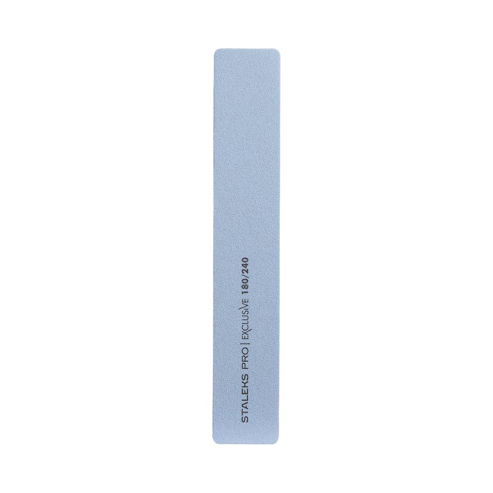 Mineral broad straight nail file EXCLUSIVE 180/240 grit -NFX-32/2