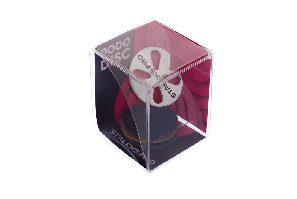 Pedicure disc PODODISC STALEKS PRO L and set of disposable file 180 grit 5 pc (25 mm) -PDset-25