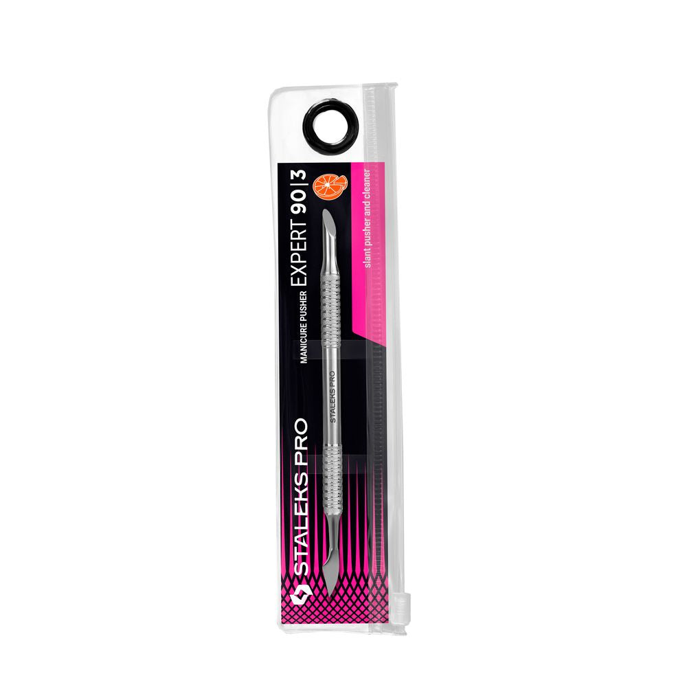 Manicure pusher EXPERT 90 TYPE 3 (slant pusher and cleaner) -PE-90/3