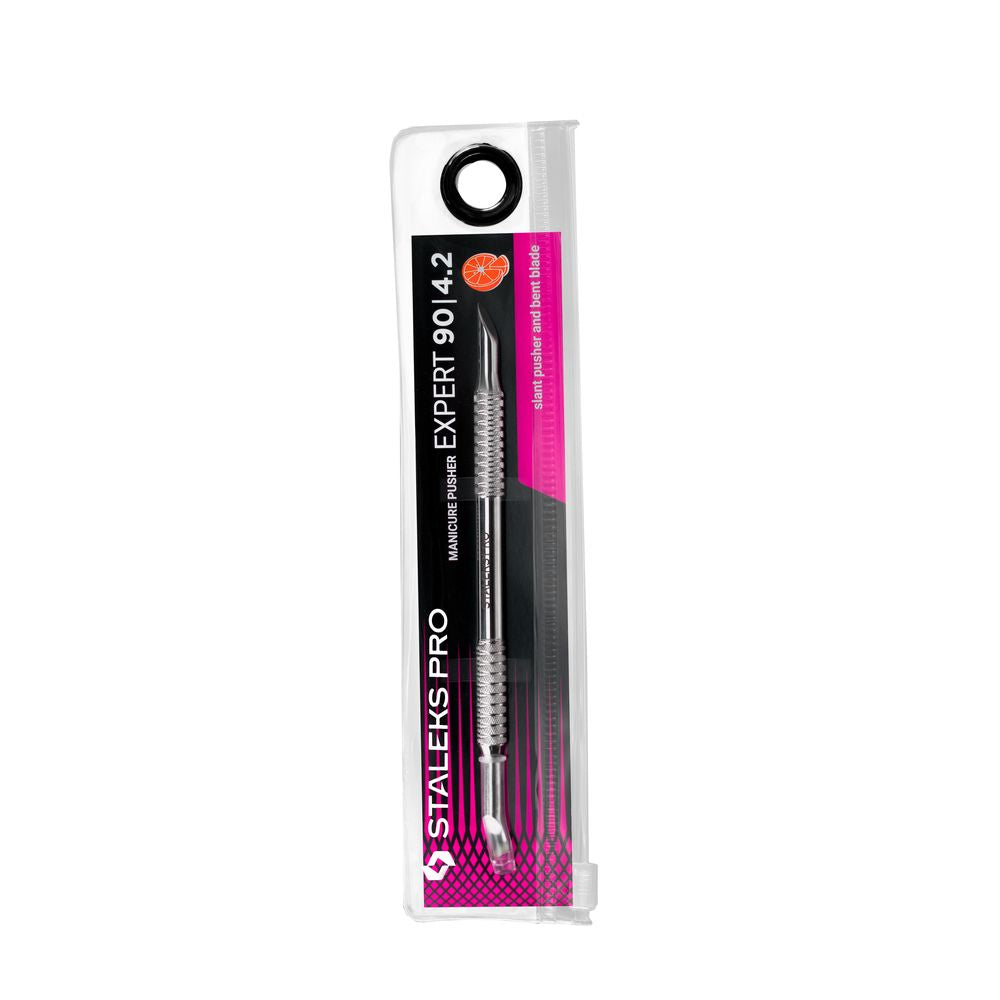 Manicure pusher EXPERT 90 TYPE 4.2 (slant pusher and bent blade) -PE-90/4.2
