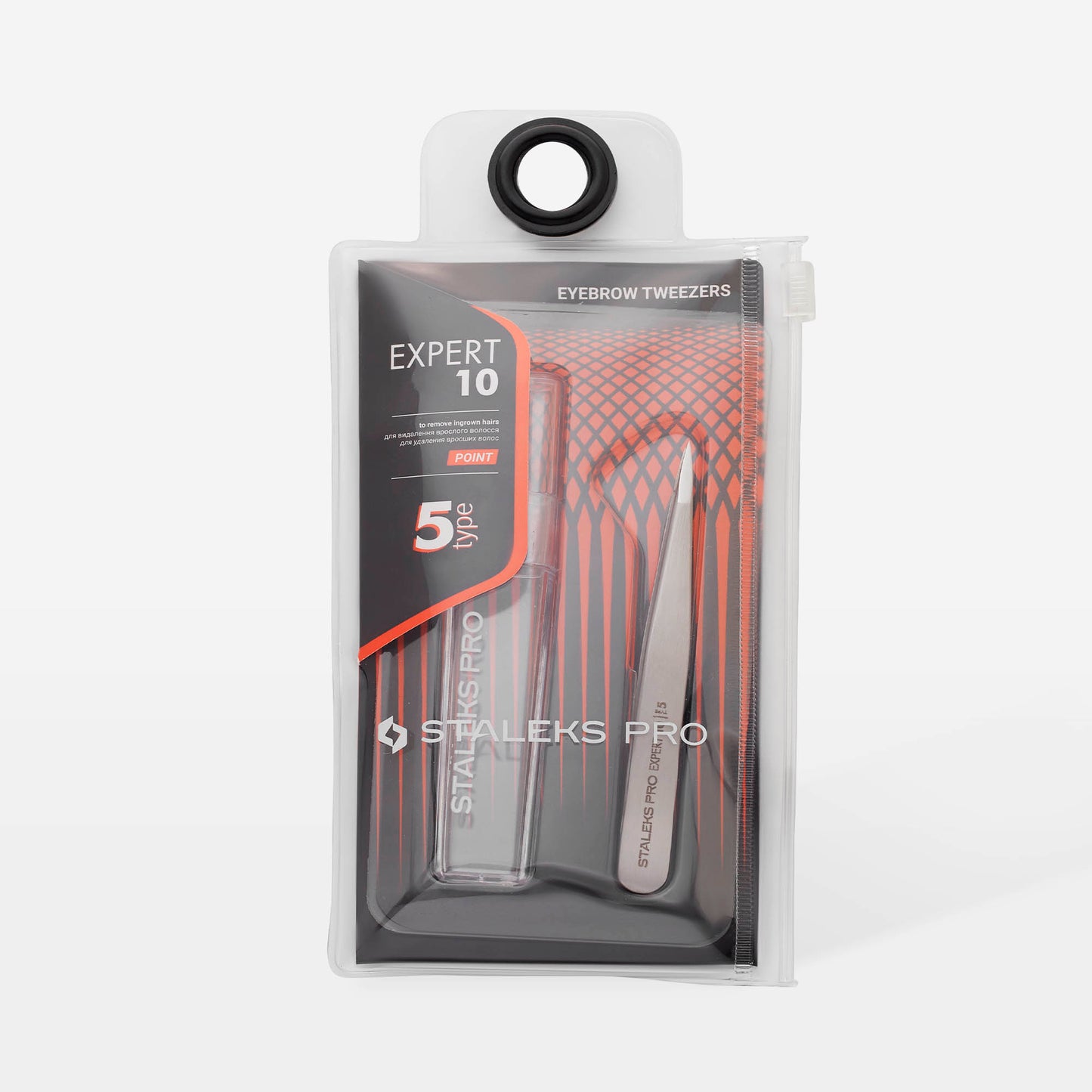 Eyebrow tweezers EXPERT 10 TYPE 5 (point)- TE-10/5