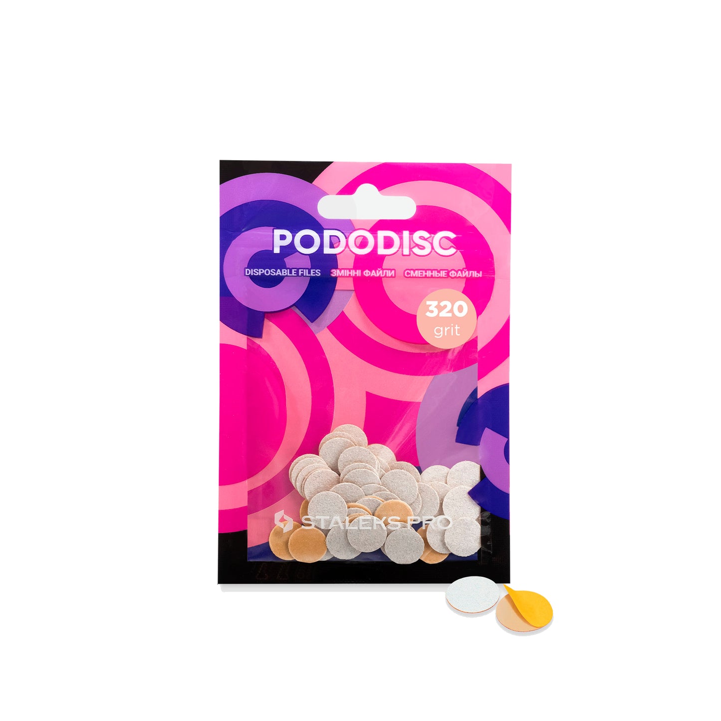 Refill pads for pedicure disc PODODISC STALEKS PRO XS (50 pc) -PDF-10