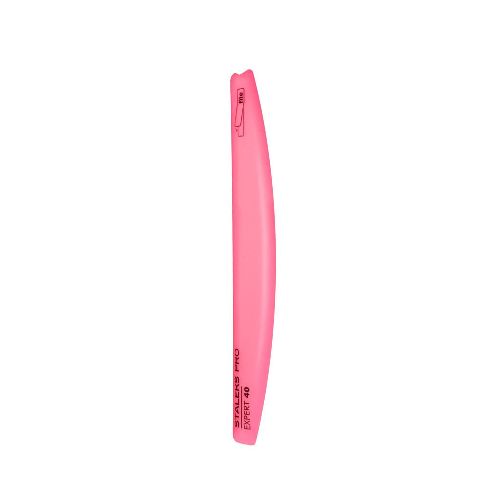 Slanted plastic nail file, crescent (base) EXPERT 40