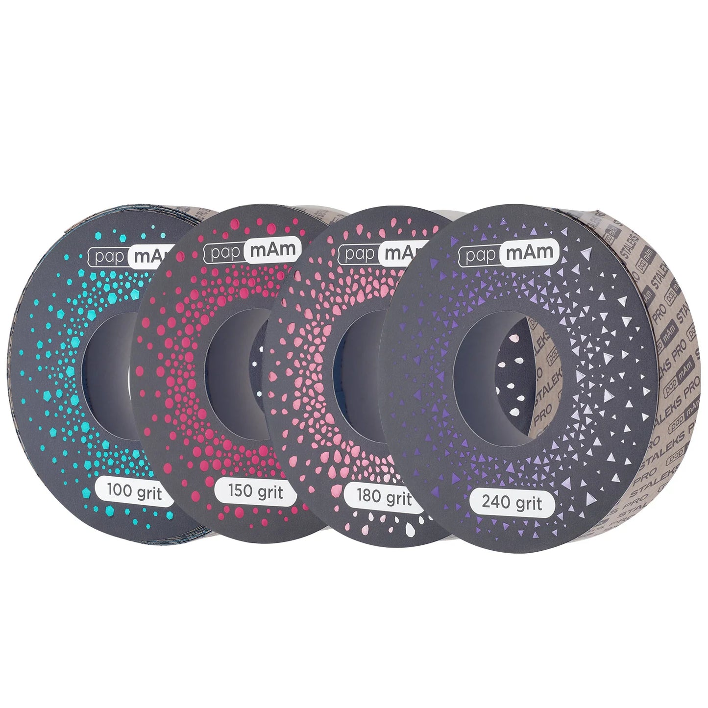 Refill roll for nail file papmAm EXCLUSIVE (without plastic case) STALEKS PRO 100 grit (7meters) -ATSClux