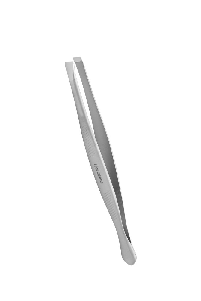 Eyebrow tweezers CLASSIC 10 TYPE 1 (wide straight) TC-10/1
