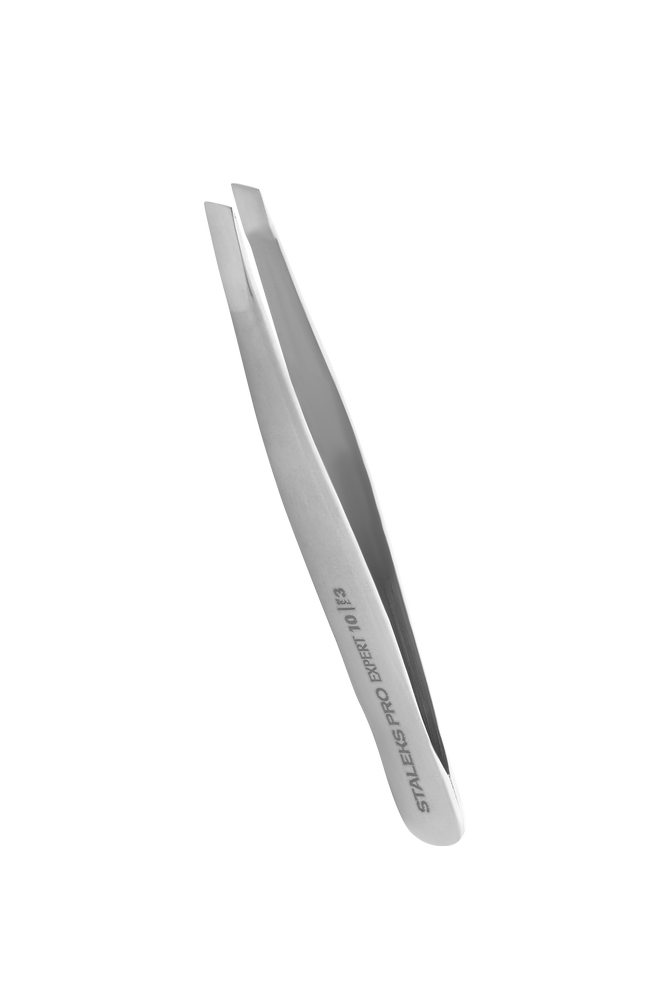 Eyebrow tweezers EXPERT 10 TYPE 3 (wide slant) TE-10/3