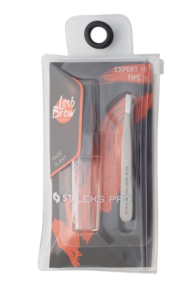 Eyebrow tweezers EXPERT 10 TYPE 3 (wide slant) TE-10/3