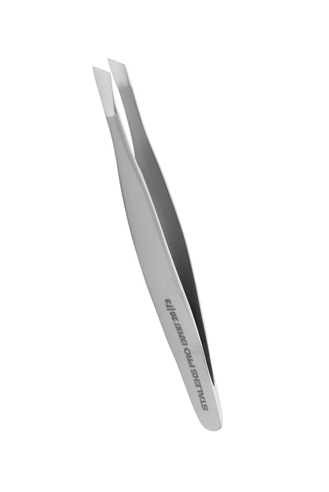 Eyebrow tweezers EXPERT 20 TYPE 3 (wide slant)- TE-20/3