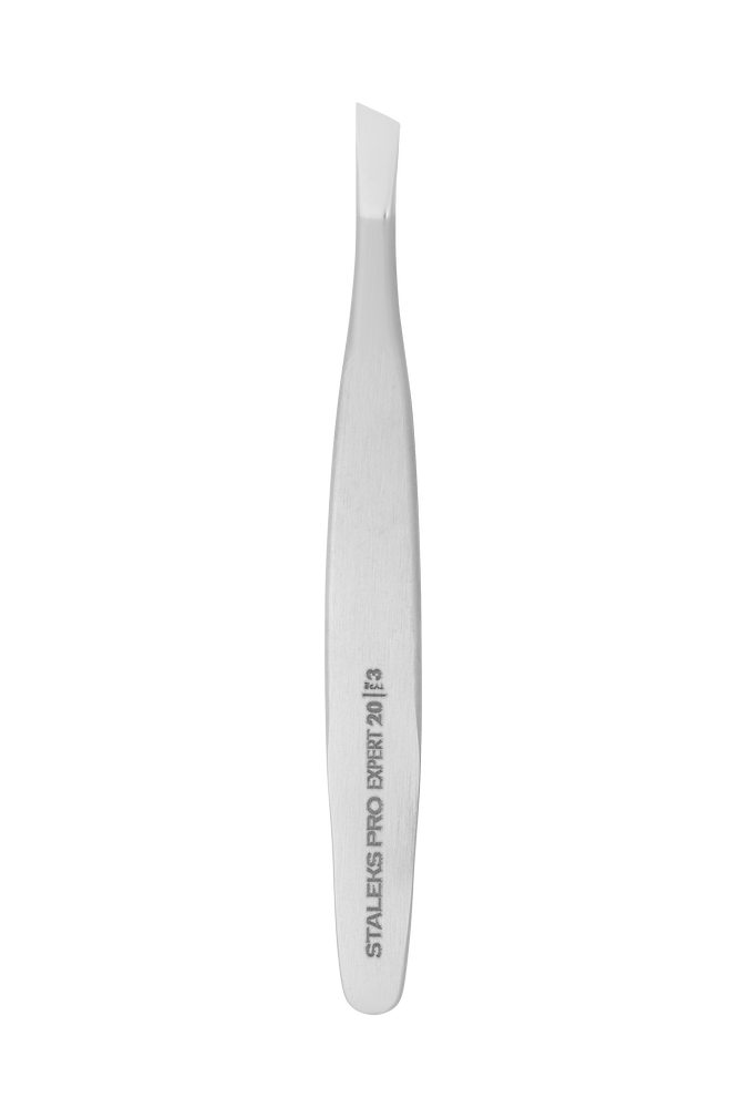 Eyebrow tweezers EXPERT 20 TYPE 3 (wide slant)- TE-20/3