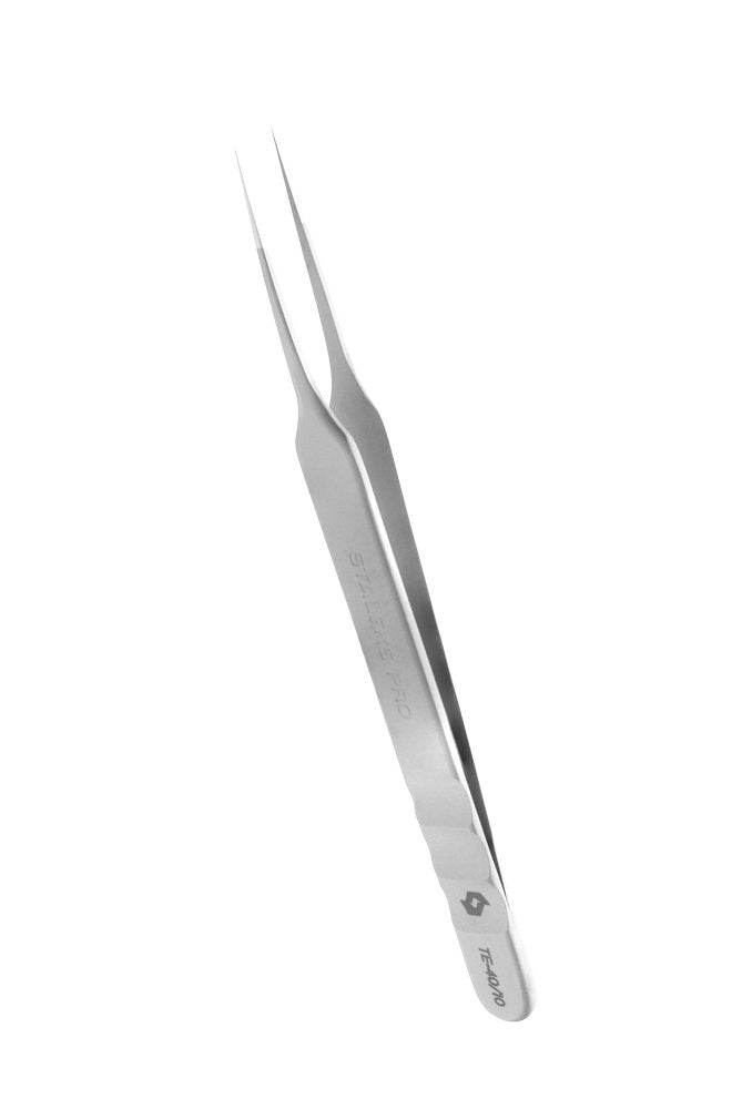 Professional eyelash tweezers EXPERT 40 TYPE 10 (straight)- TE-40/10