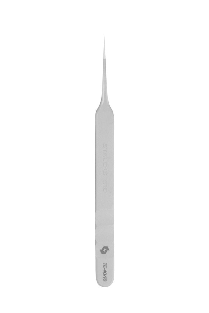 Professional eyelash tweezers EXPERT 40 TYPE 10 (straight)- TE-40/10