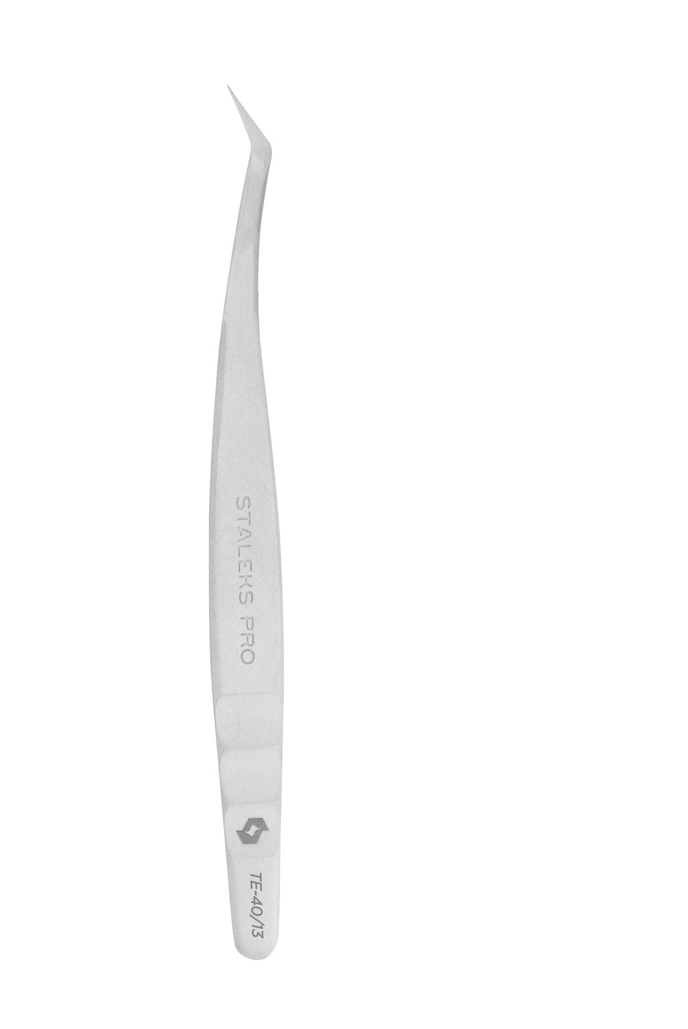 Professional eyelash tweezers EXPERT 40 TYPE 13 (L-shaped,40′)- TE-40/13