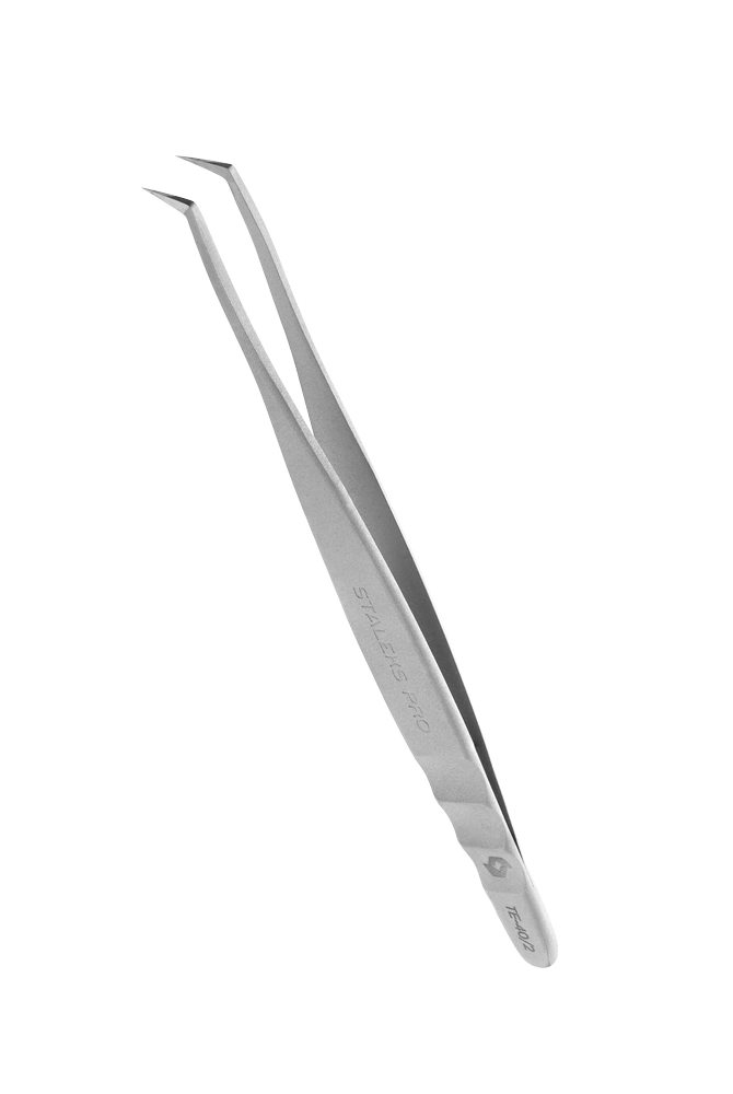 Professional eyelash tweezers EXPERT 40 TYPE 2 (L-shaped,70′)- TE-40/2