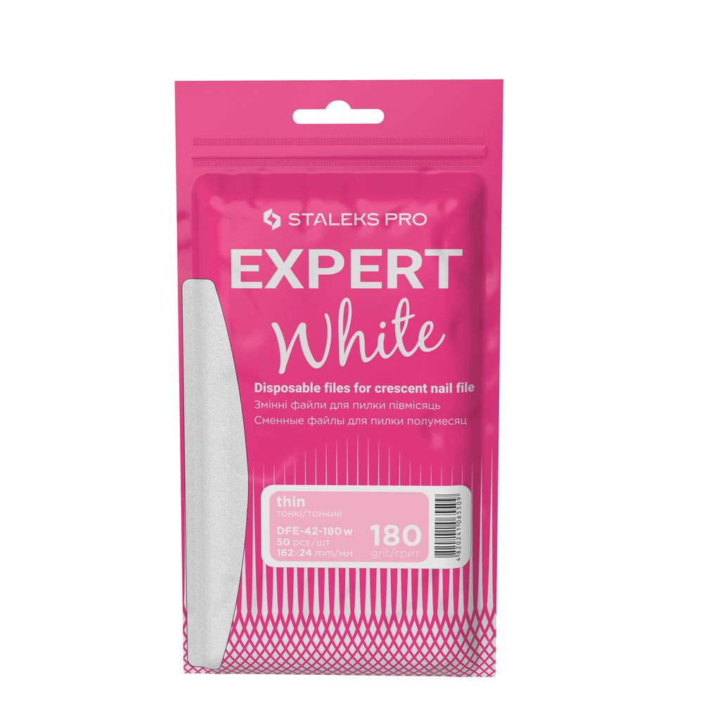Disposable files for crescent nail file EXPERT 42 (50 pcs) -DFE-42