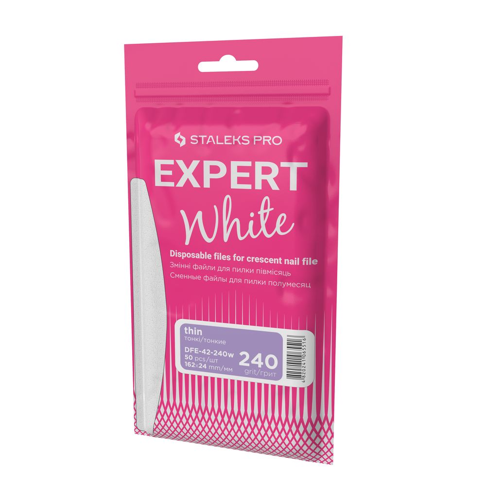 Disposable files for crescent nail file EXPERT 42 (50 pcs) -DFE-42