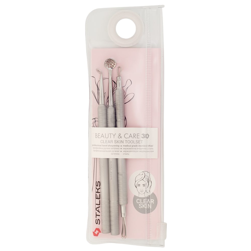 Clear Skin toolset BEAUTY & CARE 30 (uno,round with 19 holes, loop) -ZBC-30