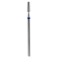 Diamond nail drill bit, "frustum", blue, head diameter 2,5 mm / working part 8 mm -FA70B025/8