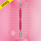 Manicure Pusher With Silicone Handle "Gummy" UNIQ 10 TYPE 1 (Wide Rounded Pusher + Narrow Rounded Pusher) -PQ-10/1